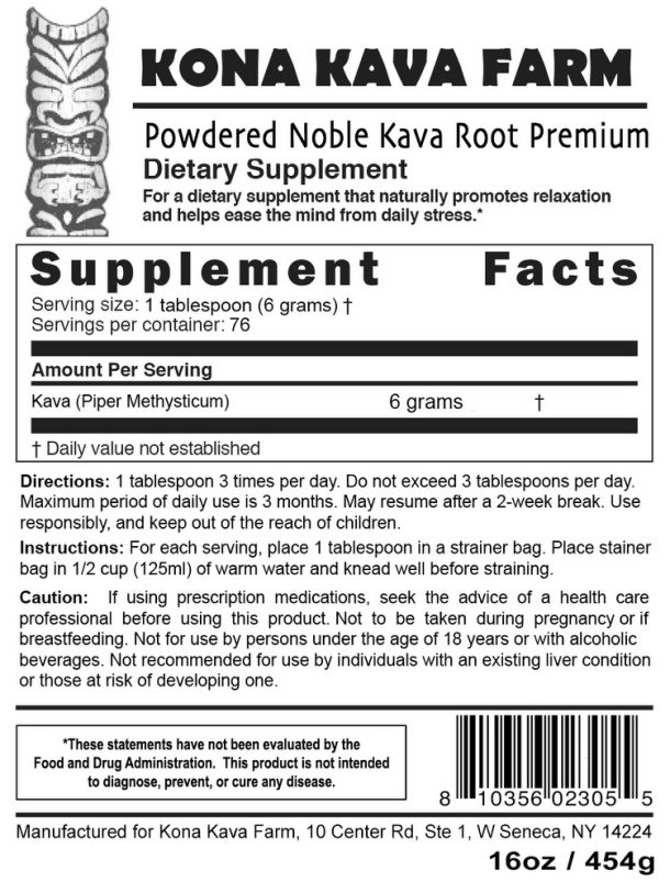 KDC Vanuatu Noble Kava Root