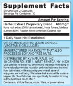 Awa Calm 60 capsules for calming effects