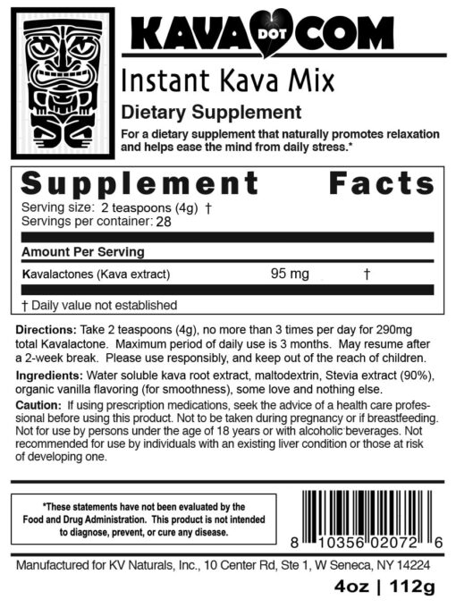 KDC Instant Kava Mix