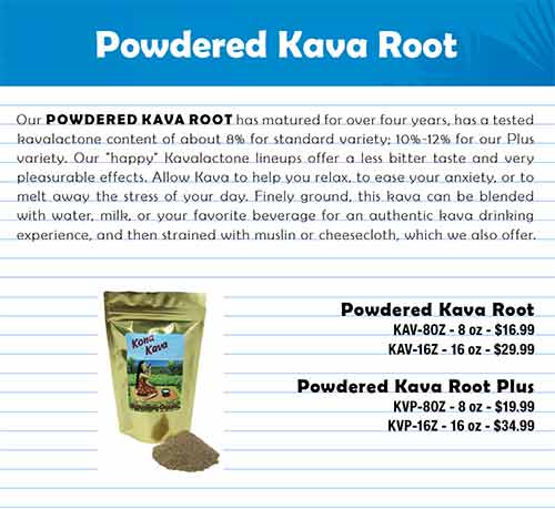 Kava Catalog Page